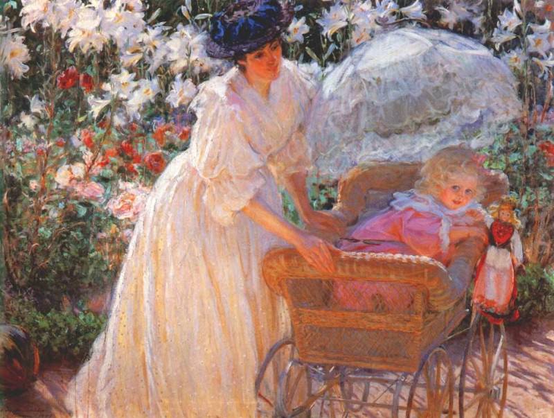macmonnies roses and lilies 1897. Фредерик Макмонни