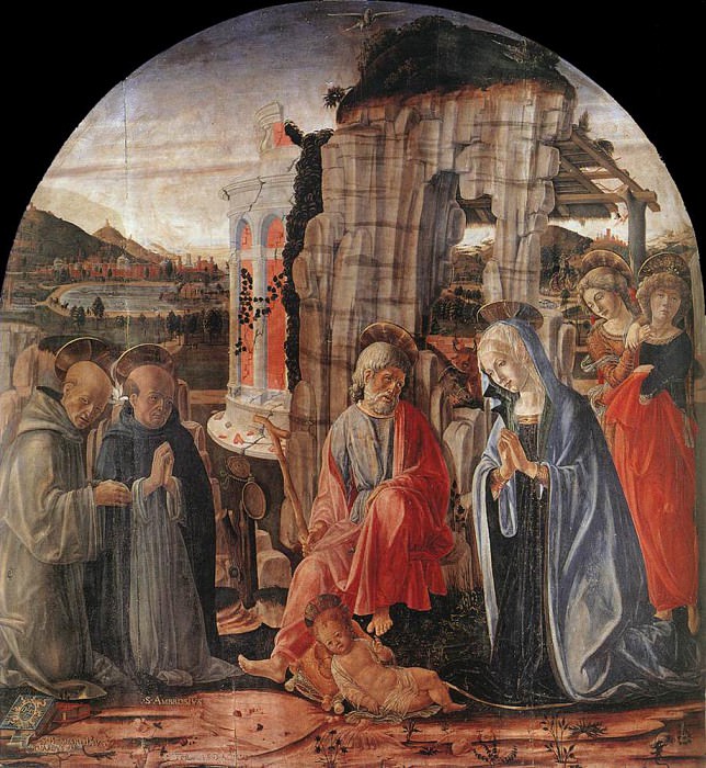 Nativity 1475. Francesco di Giorgio Martini