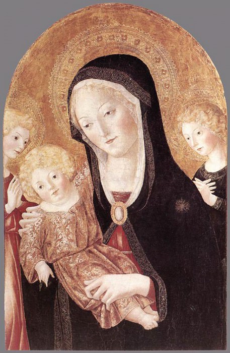 Madonna And Child With Two Angels. Francesco di Giorgio Martini
