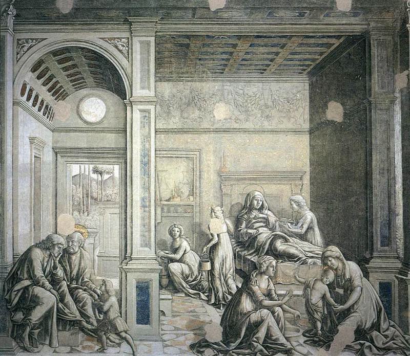 Рождение Богоматери, 1488. Франческо ди Джорджо Мартини