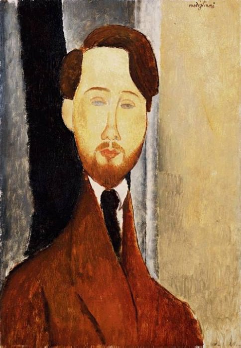 Modigliani Portrait of Leopold Zborowski, 1919, Barnes found. Amedeo Modigliani