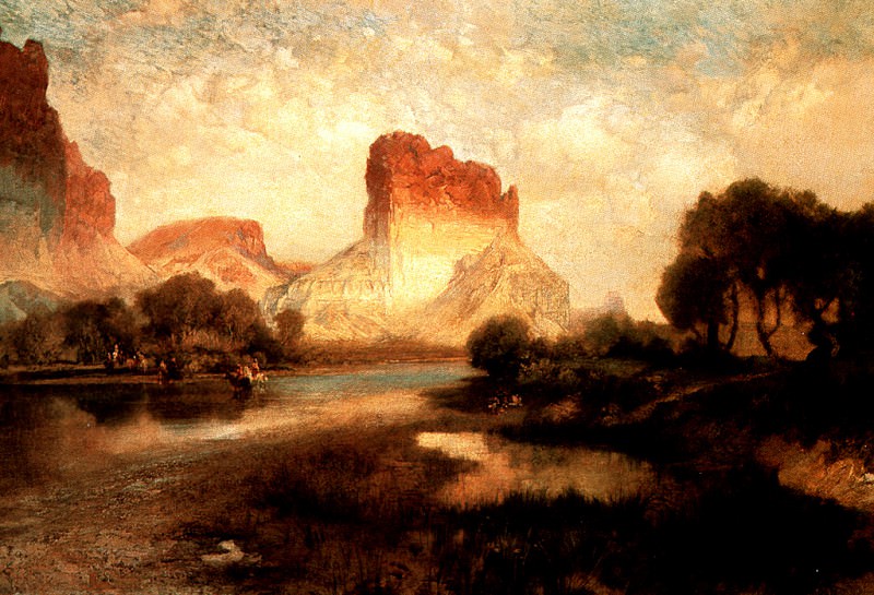 Green River Valley WY 1885. Thomas Moran