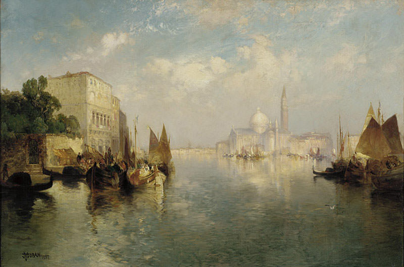 Venice 1887. Thomas Moran