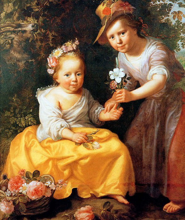 Portrait of two children. Paulus Moreelse