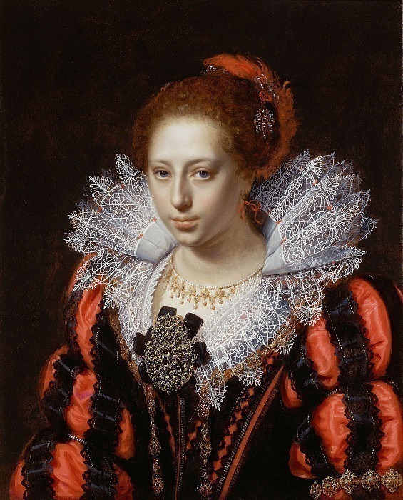 Portrait of a Young Lady. Paulus Moreelse
