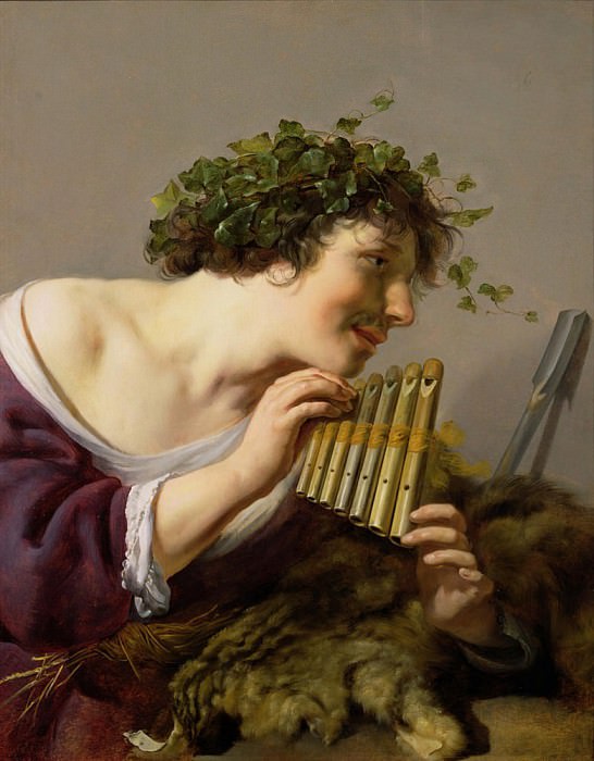 Pan Playing his Pipes. Paulus Moreelse