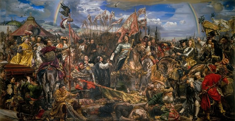 John Sobieski, Vanquisher of the Turks, at the Gates of Vienna. Jan Matejko