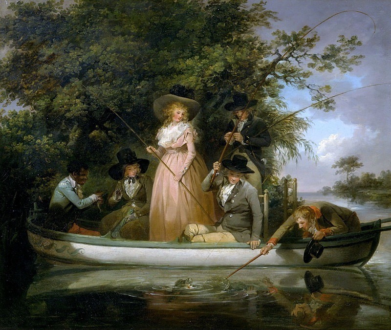 A Party Angling. George Morland