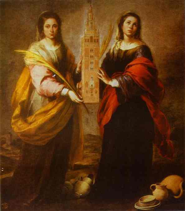 St. Justa and St. Rufina. Bartolome Esteban Murillo