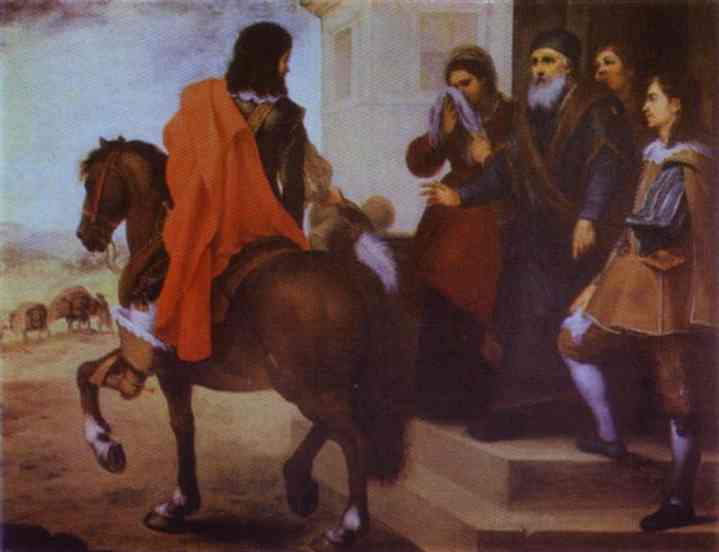 The Departure of the Prodigal Son. Bartolome Esteban Murillo