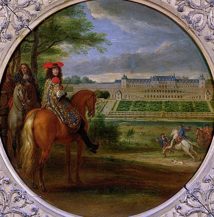Вид Нового дворца Сен-Жермен с террасы. Адам Франс ван дер Мейлен