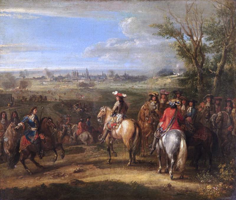 Louis XIV at a Siege. Adam Frans Van der Meulen