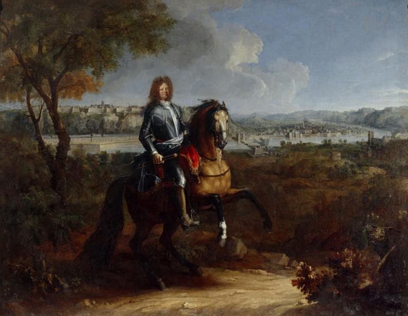 Portrait of Francois de Crequy before Dinant. Adam Frans Van der Meulen