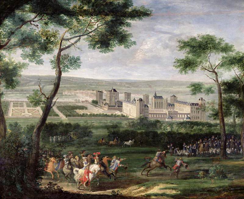 View of the Chateau de Vincennes. Adam Frans Van der Meulen