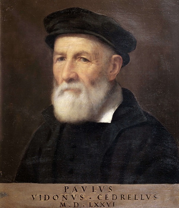 Portrait of Paolo Vidoni Cedrelli. Giovanni Battista Moroni