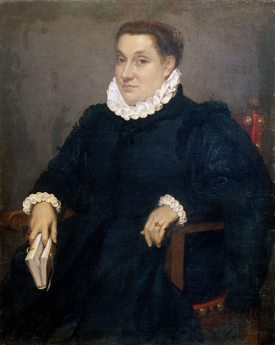 Portrait of a Gentlewoman with Book. Giovanni Battista Moroni