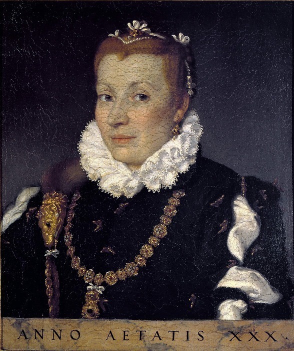 Portrait of a lady in her thirties. Giovanni Battista Moroni