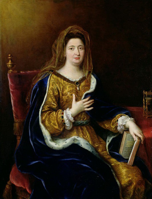 Portrait of Francoise d’Aubigne (1635-1719) Marquise de Maintenon. Pierre Mignard