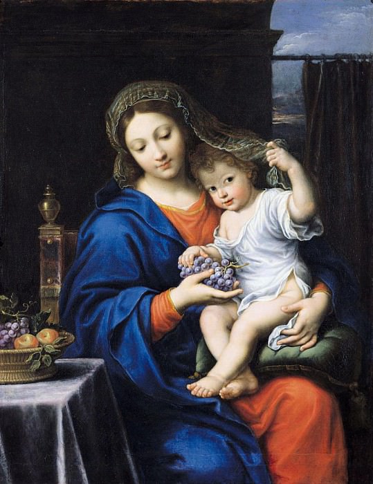 The Virgin of the Grapes. Pierre Mignard