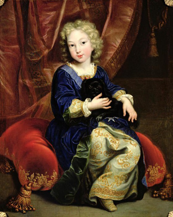 Portrait of Philippe de France (1683-1746) future King Philip V of Spain. Pierre Mignard