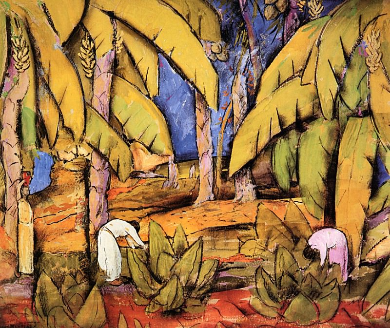 Банановая плантация. Альфредо Рамос Мартинес
