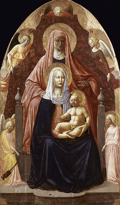 St. Anne, Madonna and Child, Tommaso Masaccio