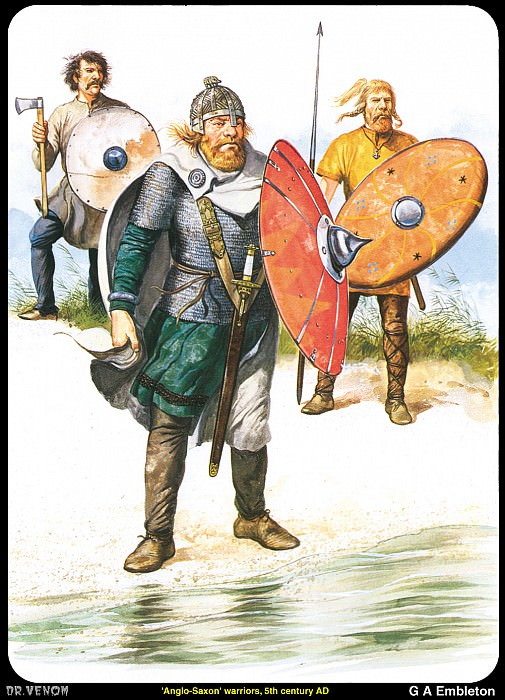 DrV ManaWar 001 Anglo Saxon Army01. Angus Mcbridge