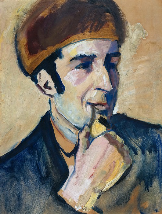 Portrait of Franz Marc. August Macke