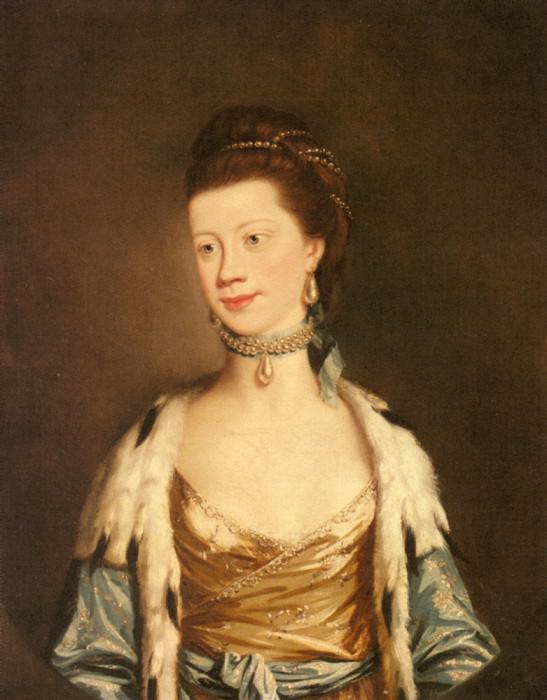 Portrait Of Queen Charlotte. Henry Robert Morland