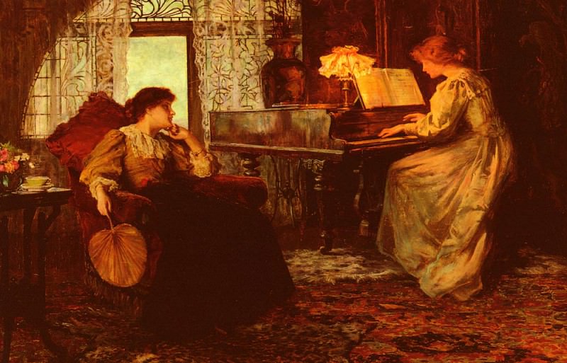 The Piano Lesson. Francis Sidney Muschamp