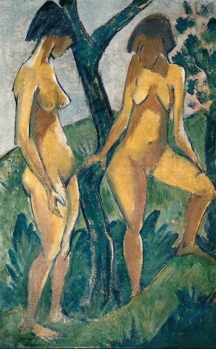 Two girls. Otto Muller