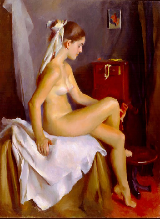 After The Bath. Mary Minifie
