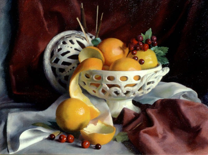 Чаша с апельсинами. Мария Минифи