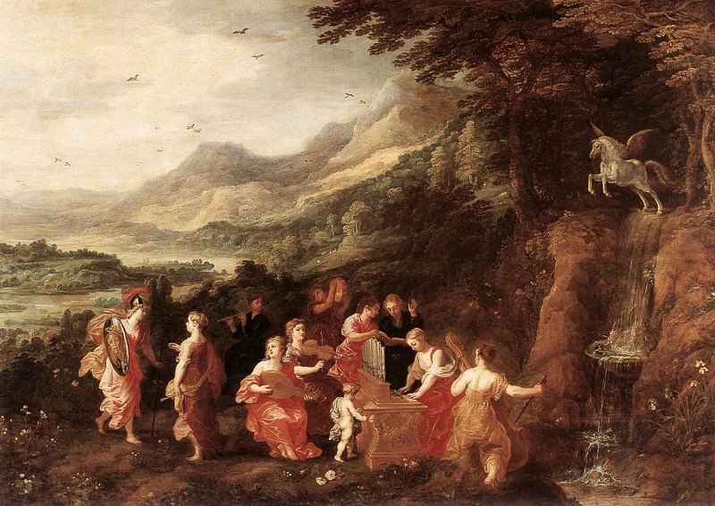 Helicon Or Minervas Visit To The Muses. Joos De Momper