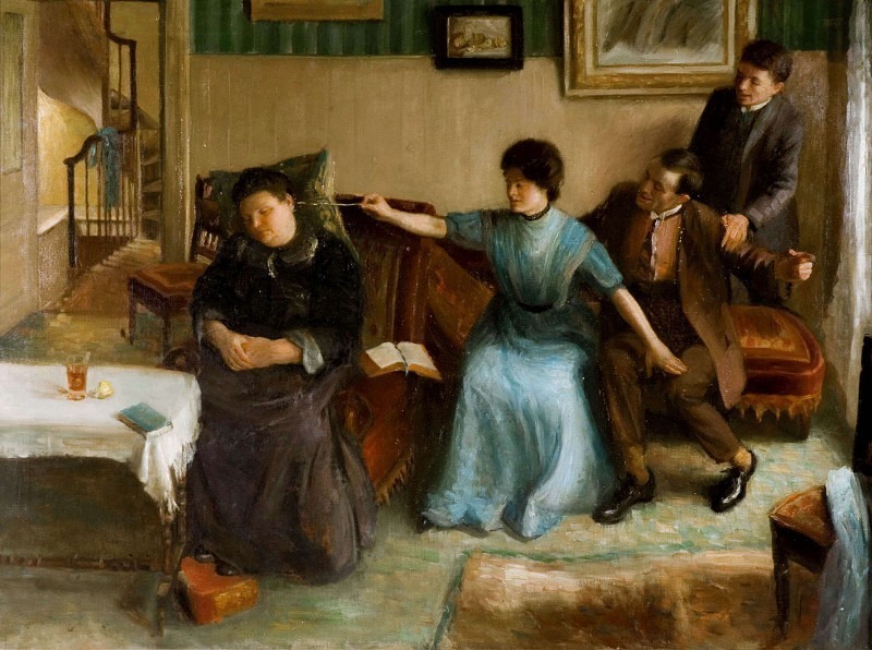 Portrait of the Artist’s Family, a Playful Scene