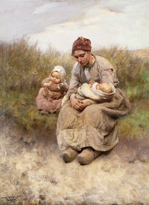 Мать и дитя. Роберт МакГрегор