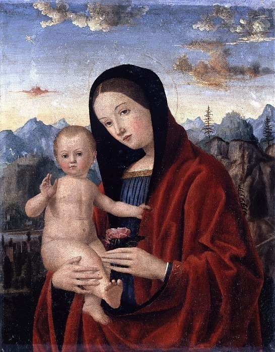 Мадонна с младенцем. Франческо Мороне