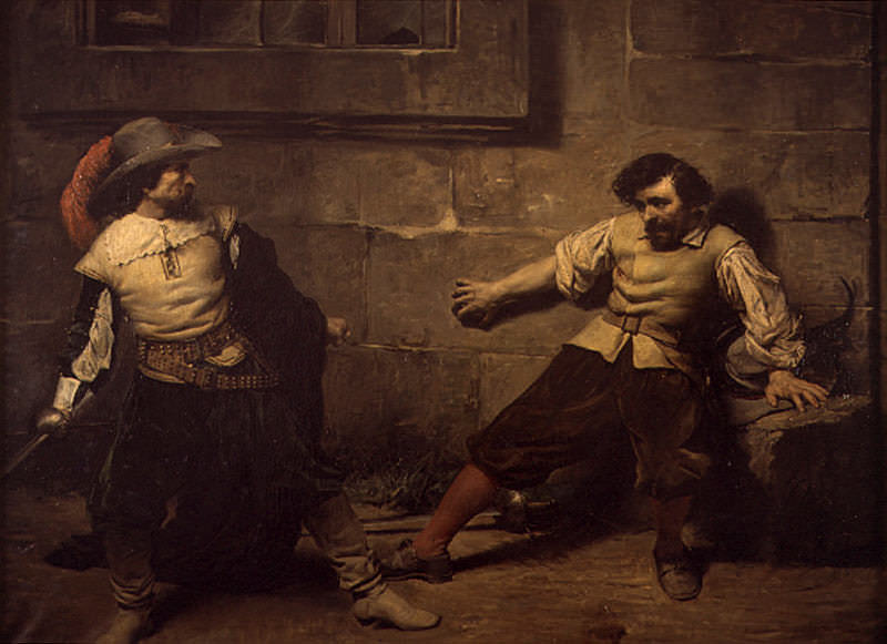 Ссора в XVII веке. Франциско Доминго Маркес