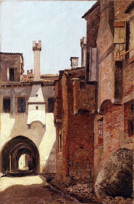 View of the alley of Chioggia. Carlo Mancini