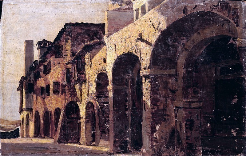 View of old houses in Chioggia. Carlo Mancini