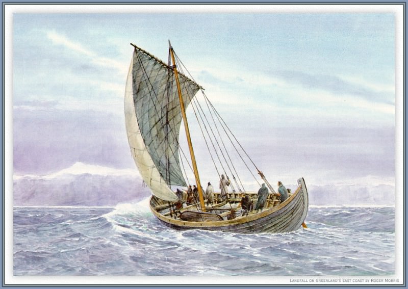 Подход судна к восточному побережью Гренландии. Роджер Моррис