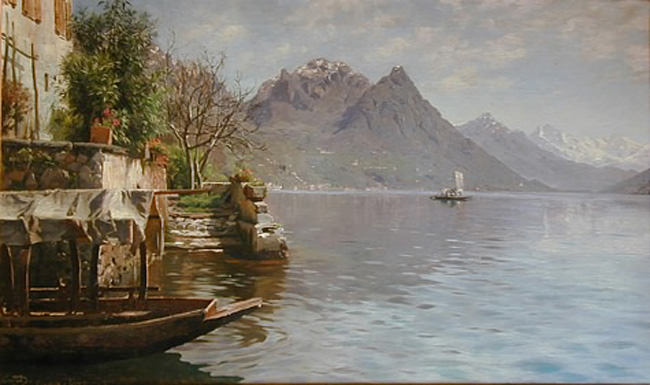Lago Di Lugano. Peder Mork Monsted