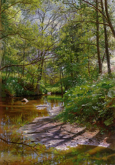 Пейзаж с речушкой, 1897. Петер Мёрк Мёнстед
