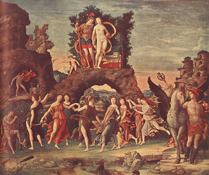PARNASSUS, LOUVRE. Andrea Mantegna