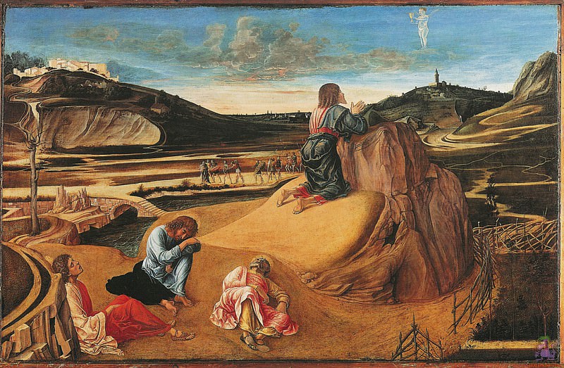 Христос на Масличной горе (1459). Андреа Мантенья