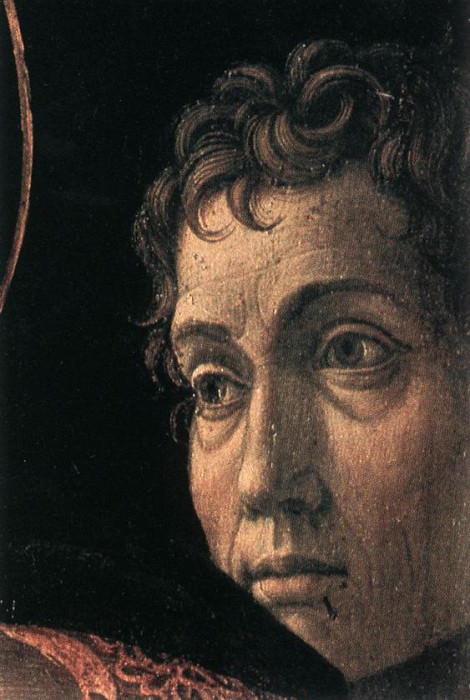 Presentation at the Temple detail. Andrea Mantegna