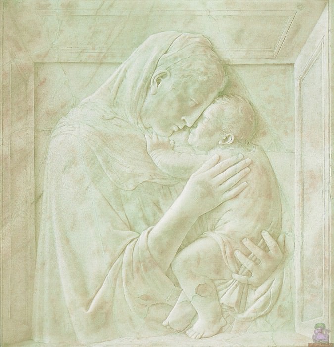 Madonna Pazzi by Donatello (1420). Andrea Mantegna