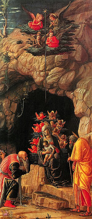 Поклонение волхвов (1460). Андреа Мантенья