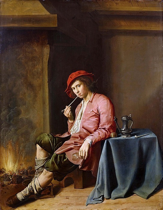 Young smoker. Jan Miense Molenaer