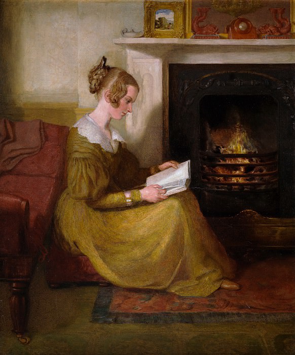 A Fireside Read, 1825. William Mulready
